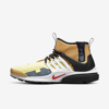 Nike Men's Air Presto Mid Utility Casual Sneakers From Finish Line In Bicycle Yellow/cinnabar/wheat