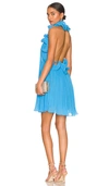 Amur Women's Mimi Plissé Minidress In Blue