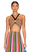 Amur Haven Knit Bra Top In Pink