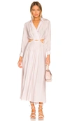 Yfb Clothing Derby Dress In Lavender