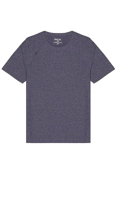 Rhone Reign Short Sleeve In Midnight Heather