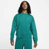 Nike Solo Swoosh Men's Fleece Crew In Green