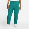 Nike Men's Solo Swoosh Fleece Pants In Green