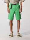 Kenzo Buckle-fastened Cotton Shorts In Mint