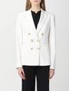 Pinko Peak-lapel Double-breasted Blazer In White