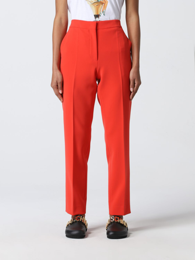 Moschino Couture Women Pants In Red