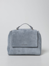 Orciani Sveva Naif  Bag In Suede In Gnawed Blue