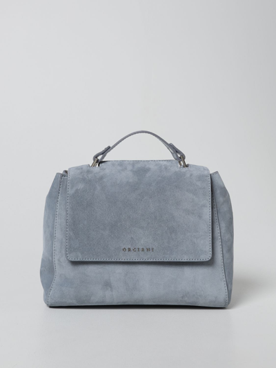 Orciani Sveva Naif  Bag In Suede In Gnawed Blue