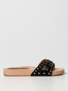 Isabel Marant Jaso Embellished Leather Sandals In Black