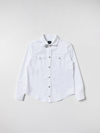 Fay Band-collar Jacket In White