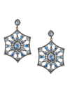 BANJI JEWELRY WOMEN'S STERLING SILVER, LABRADORITE & DIAMOND DROP EARRINGS