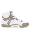 Troop Men's Delta Logo High-top Sneakers In Red