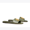 Tory Burch Eleanor Slide Sandal In Palm Leaf