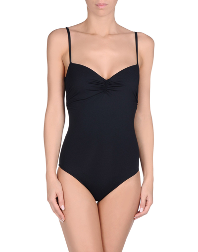 S And S One-piece Swimsuits In Black