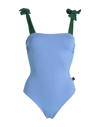 S And S One-piece Swimsuits In Blue