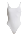 Palm Angels One-piece Swimsuits In White