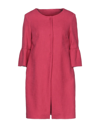 Annie P Overcoats In Fuchsia