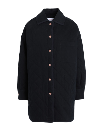 See By Chloé Quilted Shirt Jacket - Atterley In Ink Navy