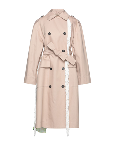 Msgm Overcoats In Sand
