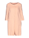Annie P Overcoats In Salmon Pink