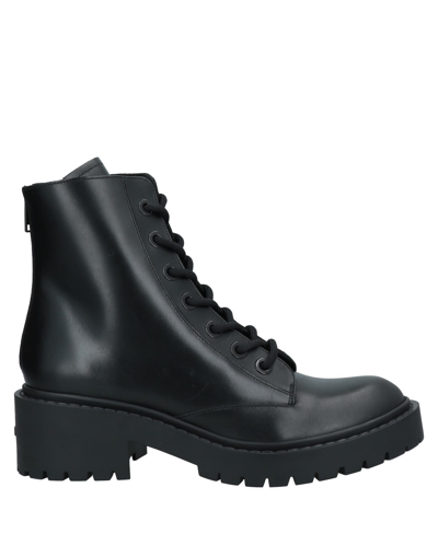 Kenzo Black Pike Lace-up Boots | ModeSens