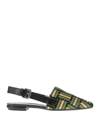 Rodo Ballet Flats In Green