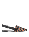 Rodo Ballet Flats In Orange