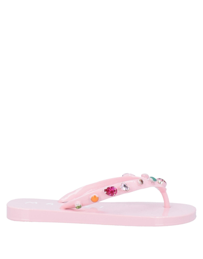 Marni Toe Strap Sandals In Pink