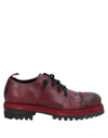 1725.a Lace-up Shoes In Red