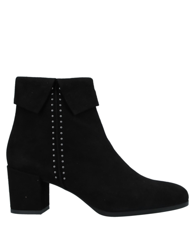 Pollini Ankle Boots In Black