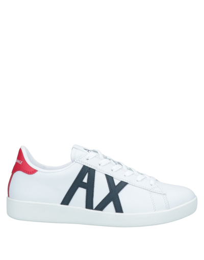 Armani Exchange Sneakers In White