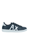 Armani Exchange Sneakers In Blue