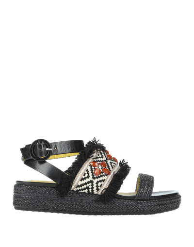 Alberto Gozzi Sandals In Black