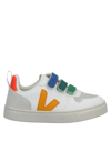 Veja V-10 Touch-strap Sneakers In White