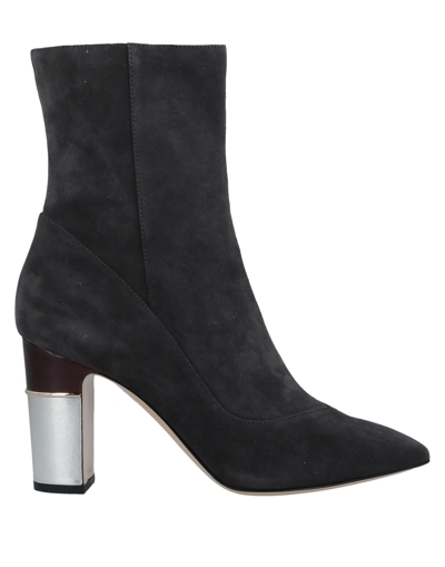 Pollini Ankle Boots In Grey