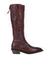 1725.a Knee Boots In Red