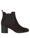 Pollini Ankle Boots In Brown