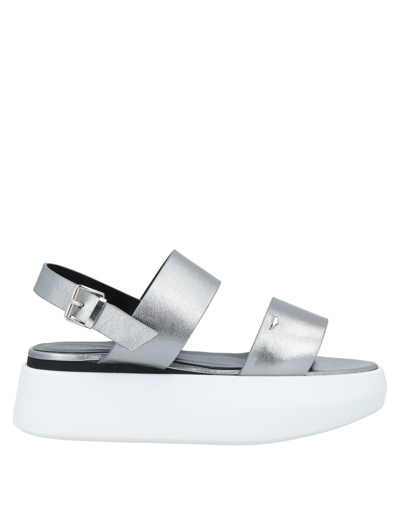 Alberto Guardiani Sandals In Grey