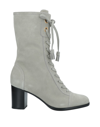 Alberta Ferretti Ankle Boots In Sage Green