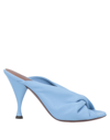 L'autre Chose Sandals In Sky Blue