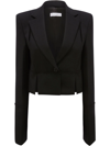 JW ANDERSON SPLIT-SLEEVE CROPPED BLAZER