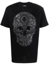 PHILIPP PLEIN BAROQUE SKULL-PRINT T-SHIRT