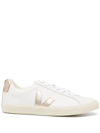 Veja Esplar Logo Leather Extra White Platine Trainers