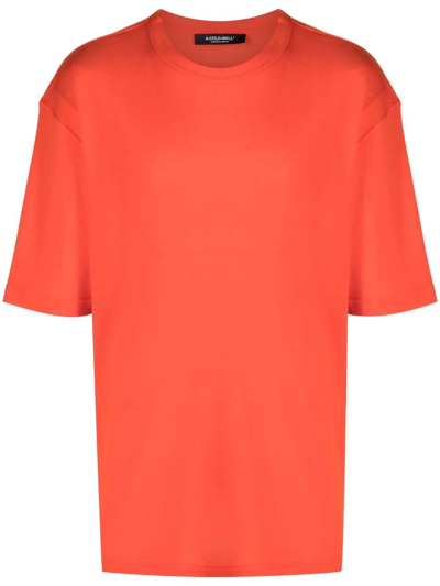 A-cold-wall* Logo-print Short-sleeve T-shirt In Orange