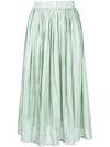 TOUT A COUP PLEATED MIDI SKIRT