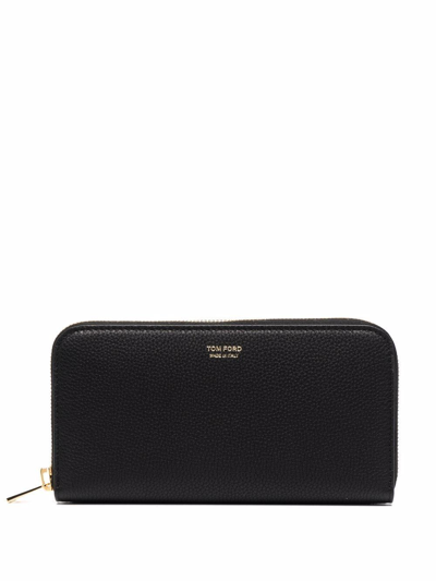 Tom Ford Continental Wallet In Black