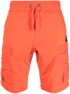 Parajumpers Drawstring-waist Cargo Shorts In Orange