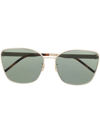 SAINT LAURENT SQUARE-FRAME SUNGLASSES