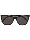 Saint Laurent Wayfarer-frame Sunglasses In Schwarz