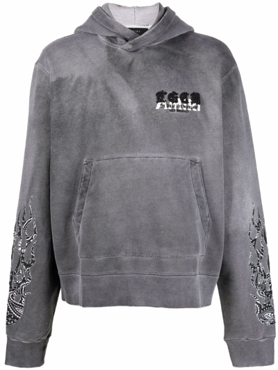 Amiri X The Great City Workshop Hoodie In Grau